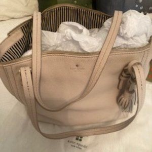 Cream Kate Spade Satchel